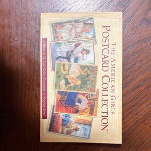 American Girl Postcard Collection with Multicolor Illustrations
